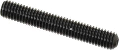 Value Collection - #10-32 UNF, 1-1/4" OAL, Cup Point Set Screw - Grade 8 Alloy Steel, 3/32" Key - Exact Industrial Supply
