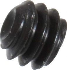 Value Collection - #2-56 UNC, 1/16" OAL, Cup Point Set Screw - Grade 8 Alloy Steel, 0.035" Key - Exact Industrial Supply