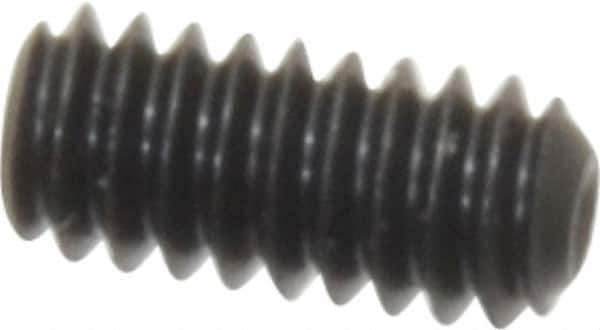 Value Collection - #2-56 UNC, 3/16" OAL, Cup Point Set Screw - Grade 8 Alloy Steel, 0.035" Key - Exact Industrial Supply