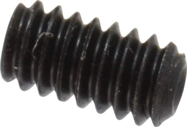 Value Collection - #3-48 UNC, 3/16" OAL, Cup Point Set Screw - Grade 8 Alloy Steel, 0.05" Key - Exact Industrial Supply