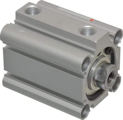 SMC PNEUMATICS - 1" Stroke x 1-1/4" Bore Double Acting Air Cylinder - 1/8 Port, 5/16-24 Rod Thread, 145 Max psi, 15 to 160°F - Exact Industrial Supply