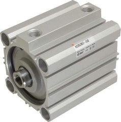 SMC PNEUMATICS - 1-15/16" Stroke x 2-1/2" Bore Double Acting Air Cylinder - 1/4 Port, 1/2-20 Rod Thread, 145 Max psi, 15 to 160°F - Exact Industrial Supply