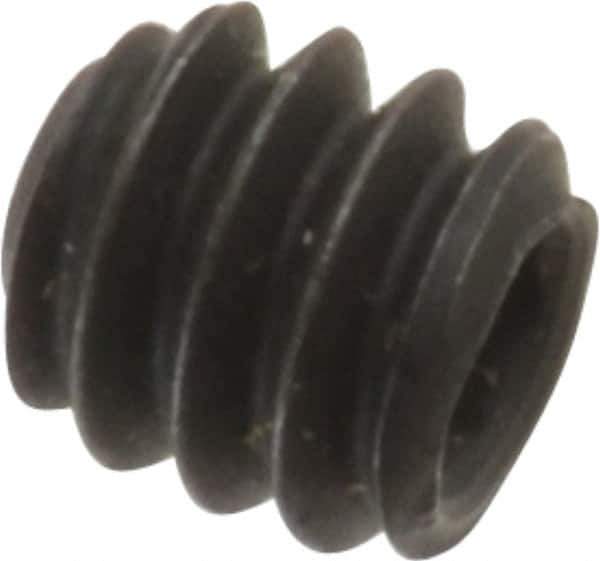 Value Collection - #10-24 UNC, 3/16" OAL, Cup Point Set Screw - Grade 8 Alloy Steel, 3/32" Key - Exact Industrial Supply