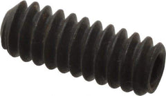 Value Collection - #10-24 UNC, 1/2" OAL, Cup Point Set Screw - Grade 8 Alloy Steel, 3/32" Key - Exact Industrial Supply