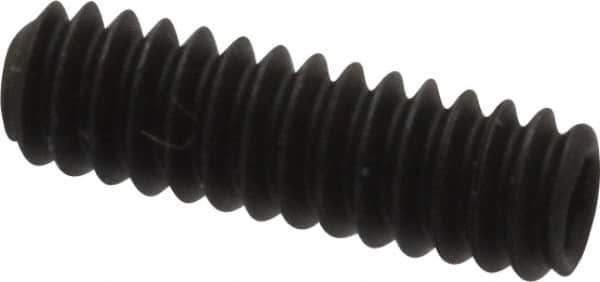 Value Collection - #10-24 UNC, 5/8" OAL, Cup Point Set Screw - Grade 8 Alloy Steel, 3/32" Key - Exact Industrial Supply