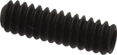 Value Collection - #10-24 UNC, 5/8" OAL, Cup Point Set Screw - Grade 8 Alloy Steel, 3/32" Key - Exact Industrial Supply