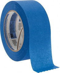 3M - 2" Wide x 60 Yd Long Blue Paper Masking Tape - Series 2090, 5.7 mil Thick, 27 In/Lb Tensile Strength - Exact Industrial Supply