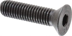 Value Collection - 1/2-13 UNC Hex Socket Drive, 82° Flat Screw - Alloy Steel, Black Oxide Finish, Fully Threaded, 2" OAL - Exact Industrial Supply