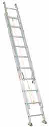 Made in USA - 36' High, Type IA Rating, Aluminum Extension Ladder - Exact Industrial Supply