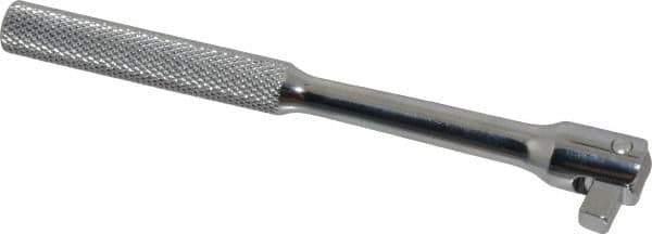Blackhawk by Proto - 1/4" Drive Socket Flex Handle - 6" OAL, Chrome Finish - Exact Industrial Supply