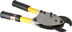 H.K. Porter - 14" OAL, 795 MCM Capacity, Cable Cutter - 29/64" Jaw Length, Oval Head, Plastic Cushion Handle - Exact Industrial Supply