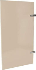 Bradley - Washroom Partition Steel Urinal Panel - 23 Inch Wide x 42 Inch High, ADA Compliant Stall Compatibility, Almond - Exact Industrial Supply