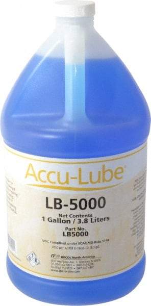 Accu-Lube - Accu-Lube LB-5000, 1 Gal Bottle Cutting & Sawing Fluid - Natural Ingredients, For Machining - Exact Industrial Supply