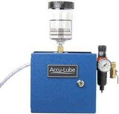 Accu-Lube - 1 Outlet, 10 Ounce Tank Capacity, Micro Lubricant System - 12' Coolant Line Length - Exact Industrial Supply