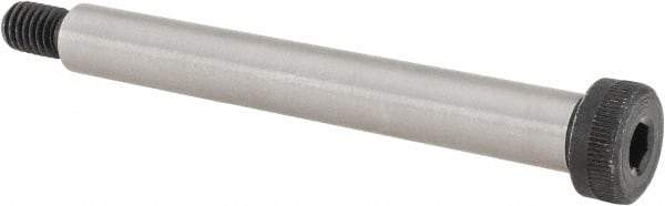 Value Collection - 1/2" Shoulder Diam x 4" Shoulder Length, 3/8-16 UNC, Hex Socket Shoulder Screw - 8 Alloy Steel, Uncoated, 0.729 to 3/4" Head Diam - Exact Industrial Supply