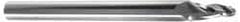 Onsrud - 1/8" Cutting Diam x 1" Length of Cut, 2 Flute, Upcut Spiral Router Bit - Uncoated, Right Hand Cut, Solid Carbide, 3" OAL x 1/4" Shank Diam, Ball End Taper - Exact Industrial Supply