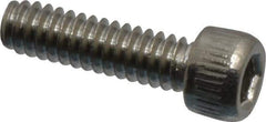 Value Collection - #3-48 UNC Hex Socket Drive, Socket Cap Screw - Grade 18-8 Stainless Steel, 3/8" Length Under Head - Exact Industrial Supply