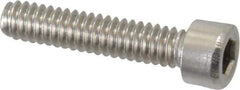 Value Collection - #3-48 UNC Hex Socket Drive, Socket Cap Screw - Grade 18-8 Stainless Steel, 1/2" Length Under Head - Exact Industrial Supply