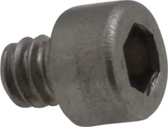 Value Collection - #4-40 UNC Hex Socket Drive, Socket Cap Screw - Grade 18-8 Stainless Steel, 1/8" Length Under Head - Exact Industrial Supply