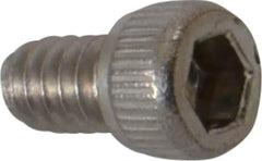 Value Collection - #4-40 UNC Hex Socket Drive, Socket Cap Screw - Grade 18-8 Stainless Steel, 3/16" Length Under Head - Exact Industrial Supply