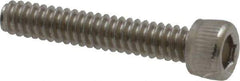 Value Collection - #4-40 UNC Hex Socket Drive, Socket Cap Screw - Grade 18-8 Stainless Steel, 5/8" Length Under Head - Exact Industrial Supply