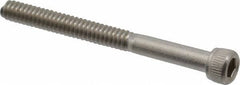 Value Collection - #4-40 UNC Hex Socket Drive, Socket Cap Screw - Grade 18-8 Stainless Steel, 1-1/4" Length Under Head - Exact Industrial Supply