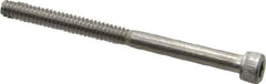 Value Collection - #4-40 UNC Hex Socket Drive, Socket Cap Screw - Grade 18-8 Stainless Steel, 1-1/2" Length Under Head - Exact Industrial Supply