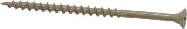 Buildex - #8 Bugle Head, Phillips Steel Deck Screw - 3" OAL, Grade C-1018 - Exact Industrial Supply