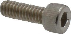 Value Collection - #5-40 UNC Hex Socket Drive, Socket Cap Screw - Grade 18-8 Stainless Steel, 3/8" Length Under Head - Exact Industrial Supply