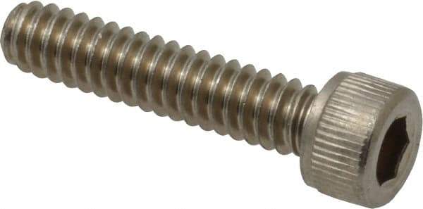 Value Collection - #10-24 UNC Hex Socket Drive, Socket Cap Screw - Grade 18-8 Stainless Steel, 7/8" Length Under Head - Exact Industrial Supply
