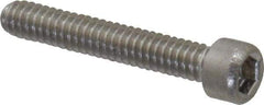Value Collection - #0-80 UNF Hex Socket Drive, Socket Cap Screw - Grade 18-8 Stainless Steel, 3/8" Length Under Head - Exact Industrial Supply