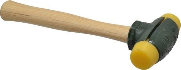 Garland - 1-1/2 Lb Head 1-1/4" Face Plastic Split Head Hammer - 11" OAL, Wood Handle - Exact Industrial Supply