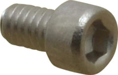 Value Collection - #1-72 UNF Hex Socket Drive, Socket Cap Screw - Grade 18-8 Stainless Steel, 1/8" Length Under Head - Exact Industrial Supply