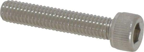 Value Collection - #10-32 UNF Hex Socket Drive, Socket Cap Screw - Grade 18-8 Stainless Steel, 1" Length Under Head - Exact Industrial Supply