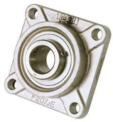 Value Collection - 1-3/16" ID, 108mm OAL x 4-1/4" OAH Solid 4-Bolt Flange - Exact Industrial Supply