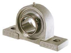 Value Collection - 8-1/8" OAL2-Bolt Base Mount - Stainless Steel - Exact Industrial Supply
