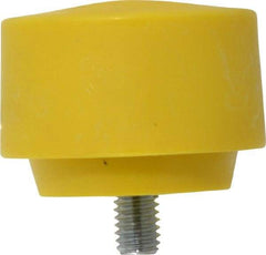 Proto - 2-1/2" Face Diam, Grade Extra Hard, Yellow Hammer Tip/Face - Plastic - Exact Industrial Supply