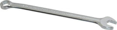 Proto - 7/16" 12 Point Offset Combination Wrench - 15° Offset Angle, 7" OAL, Steel, Chrome Finish - Exact Industrial Supply