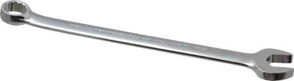 Proto - 18mm 12 Point Combination Wrench - 15° Offset Angle, 10-1/2" OAL, Steel, Chrome Finish - Exact Industrial Supply
