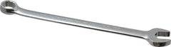 Proto - 18mm 12 Point Combination Wrench - 15° Offset Angle, 10-1/2" OAL, Steel, Chrome Finish - Exact Industrial Supply