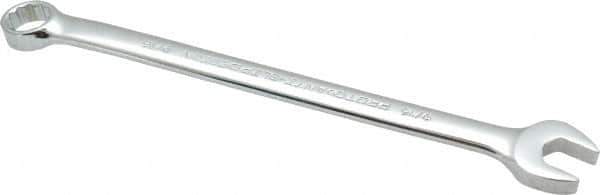 Proto - 9/16" 12 Point Combination Wrench - 15° Offset Angle, 8-5/8" OAL, Steel, Chrome Finish - Exact Industrial Supply
