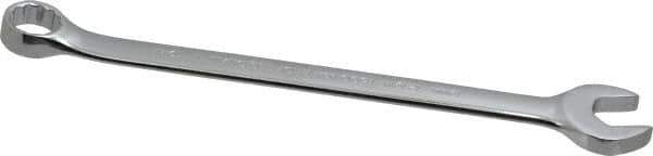 Proto - 19mm 12 Point Offset Combination Wrench - 15° Offset Angle, 9-1/8" OAL, Steel, Chrome Finish - Exact Industrial Supply