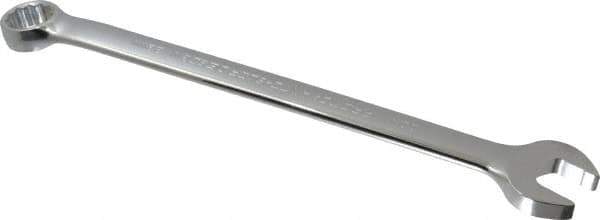 Proto - 22mm 12 Point Offset Combination Wrench - 15° Offset Angle, 11-1/2" OAL, Steel, Chrome Finish - Exact Industrial Supply