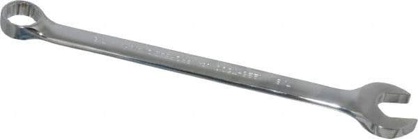Proto - 7/8" 12 Point Offset Combination Wrench - 15° Offset Angle, 12-1/2" OAL, Steel, Chrome Finish - Exact Industrial Supply