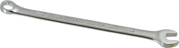 Proto - 7mm 12 Point Offset Combination Wrench - 15° Offset Angle, 4-1/8" OAL, Steel, Chrome Finish - Exact Industrial Supply
