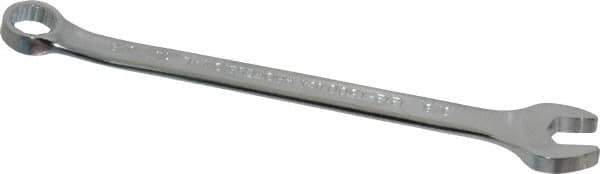 Proto - 3/8" 12 Point Combination Wrench - 15° Offset Angle, 6-1/4" OAL, Steel, Chrome Finish - Exact Industrial Supply