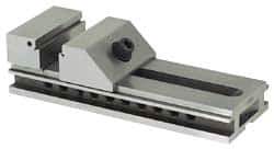 Suburban Tool - 4" Jaw Width, 7-1/2" Jaw Opening Capacity, 1-7/16" Jaw Height, Toolmaker's Vise - Flat Jaw, 0.0003" Parallelism, 0.0003" Squareness, 11" OAL x 4" OAW x 3" OAH - Exact Industrial Supply