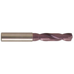 Guhring - 0.4488" 140° Spiral Flute Solid Carbide Screw Machine Drill Bit - Exact Industrial Supply