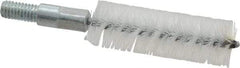 Value Collection - 3/4" Diam Helical Stainless Steel Tube Brush - Double Spiral, 0.012" Filament Diam, 2-23/64" Brush Length, 4" OAL, 5/16-18 Male Shank - Exact Industrial Supply