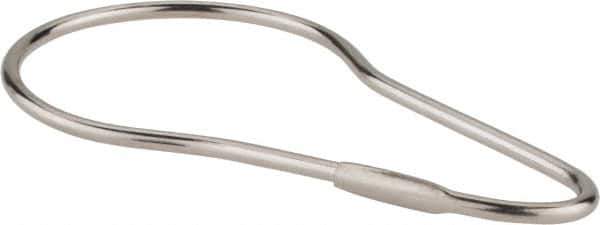 Bradley - Stainless Steel Shower Curtain Hook - Stainless Steel - Exact Industrial Supply